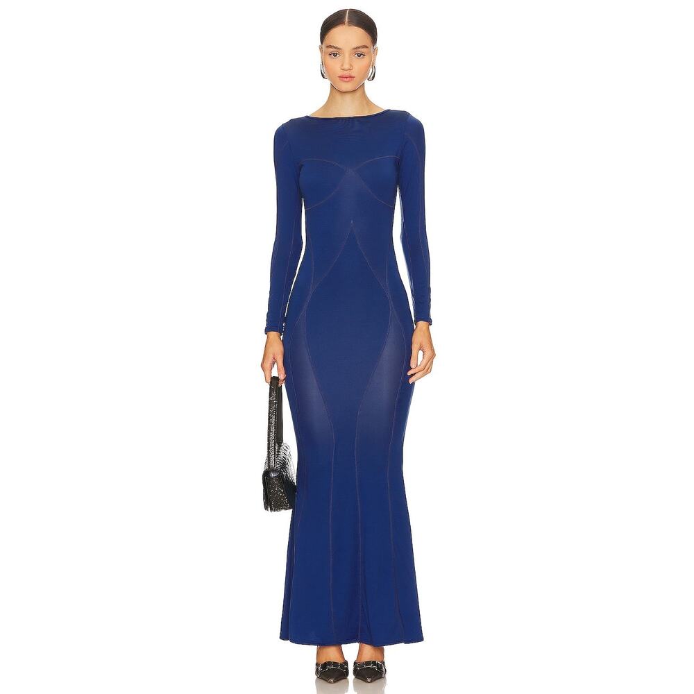 NWT Revolve OW Collection "Sierra" Bodycon Maxi Dress Pull On Style Size XS